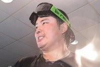 第１戦では犠飛でチームに先制点をもたらした村上。(C)Getty Images