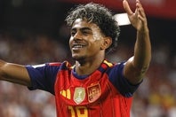 クロアチア戦で２ゴール・１アシスト。スペイン代表のヤマルが圧巻のパフォーマンスを披露した。(C)Getty Images