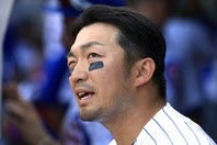 FAイヤーを終え、カブスでの５年間を振り返った鈴木。(C)Getty Images