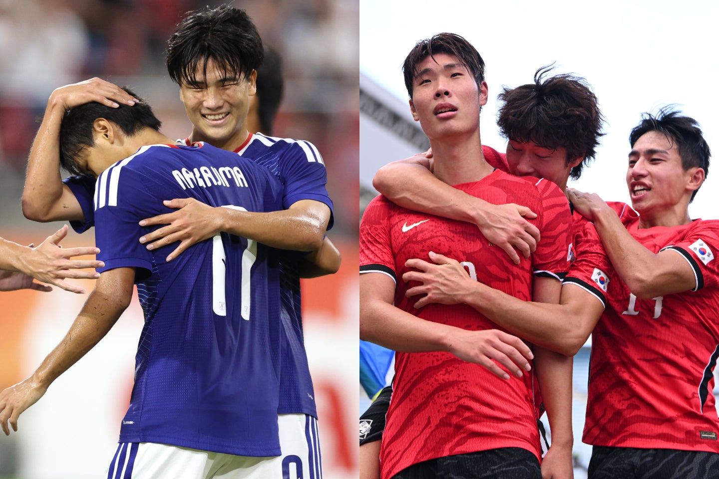 アジア大会サッカー男子決勝は、日本対韓国となった。写真：永島裕基、(C)Getty Images