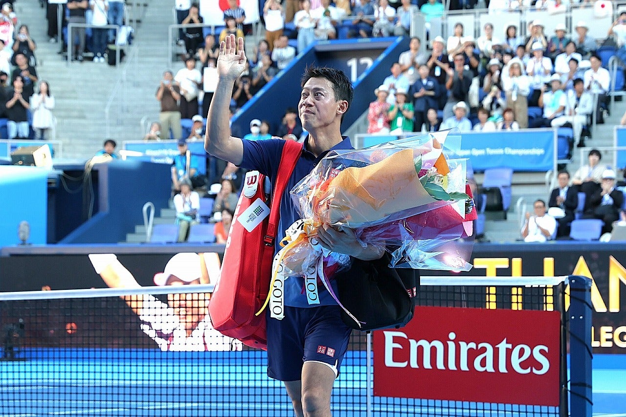 錦織圭、負けず嫌いの闘志を燃やし、悔しさを残したまま大好きなコート