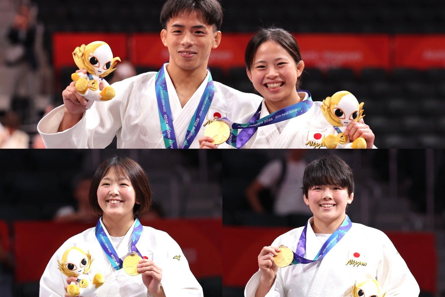 柔道ニッポンは大会３日目まで合計13個のメダルを獲得した。写真：梅月智史（THE DIGEST写真部）