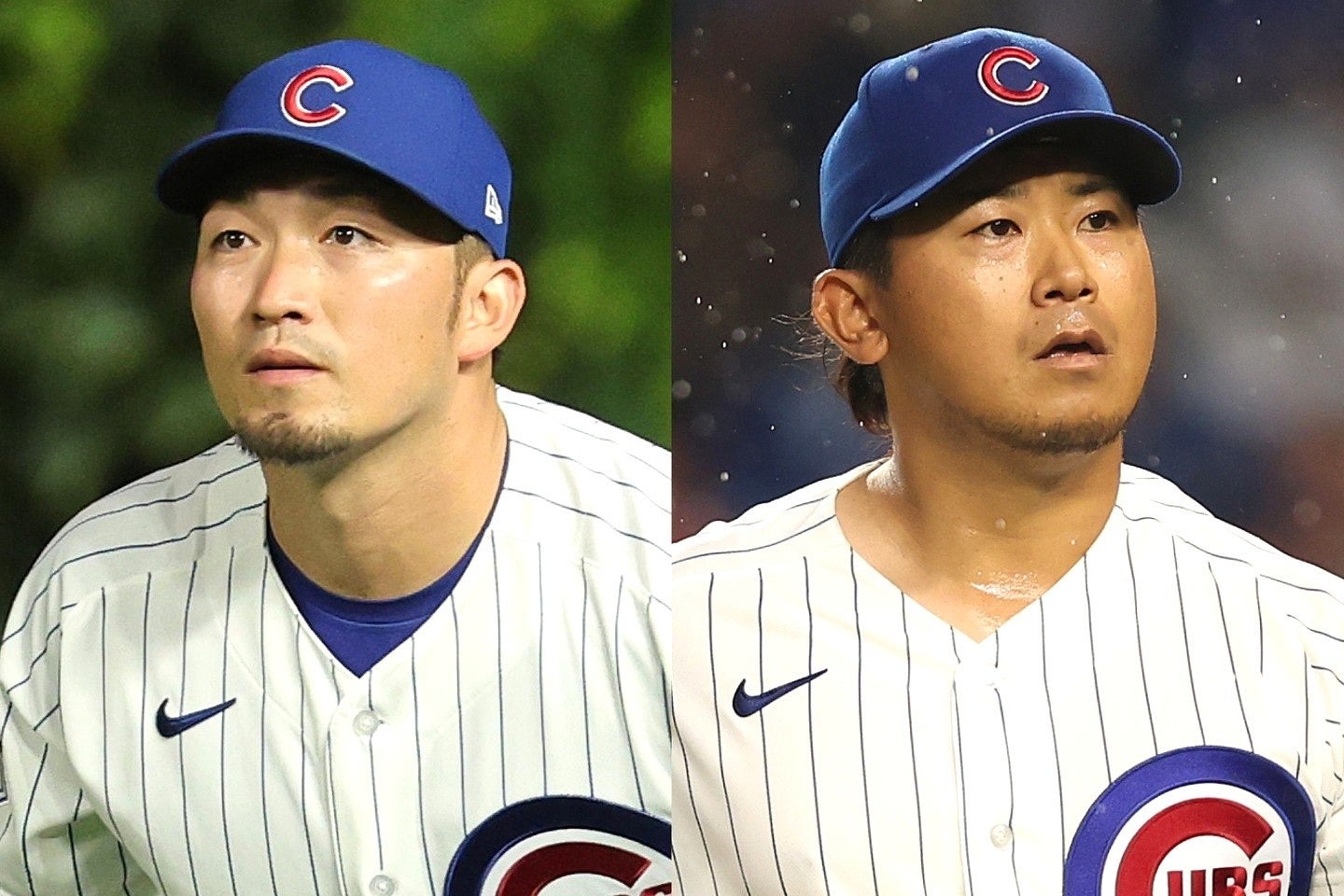 GG賞の受賞を予想された鈴木（左）と今永（右）。(C)Getty Images