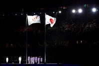 アジア大会の閉会式がスタートした。写真：梅月智史（THE DIGEST写真部）