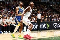 八村が最高の新天地デビューを飾った。(C)Getty Images