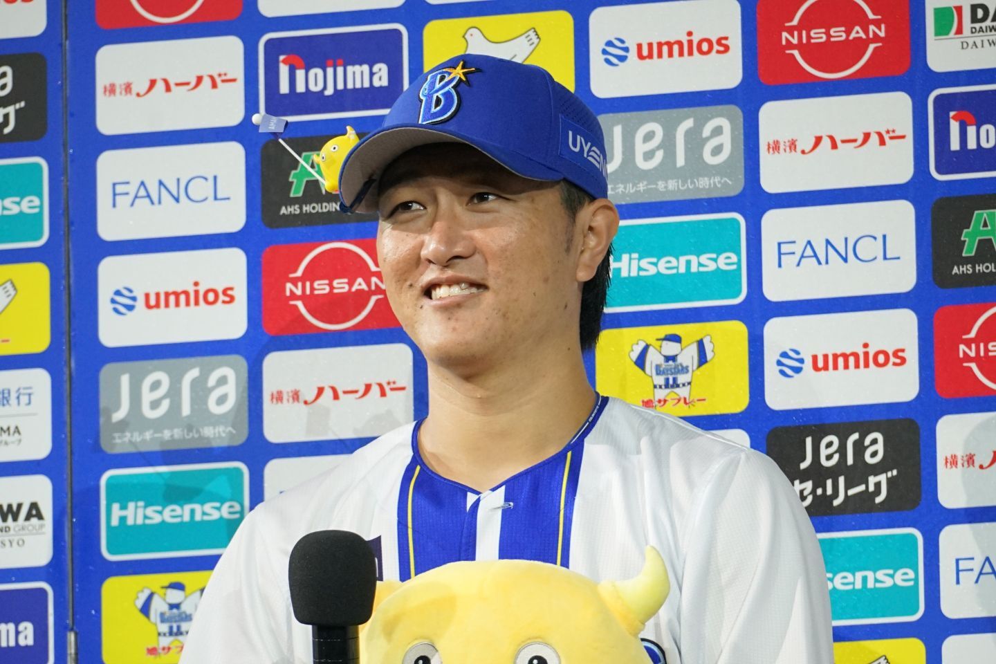 現在打撃好調の古市。村田コーチの教えがきっかけとなった。写真：萩原孝弘
