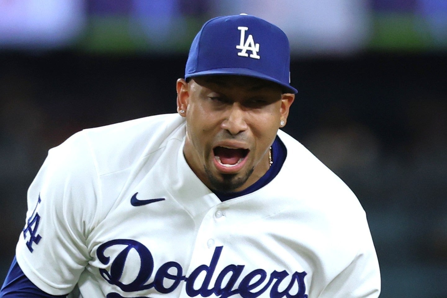ポストシーズンで移籍後最高のピッチングを披露したディアス。(C)Getty Images
