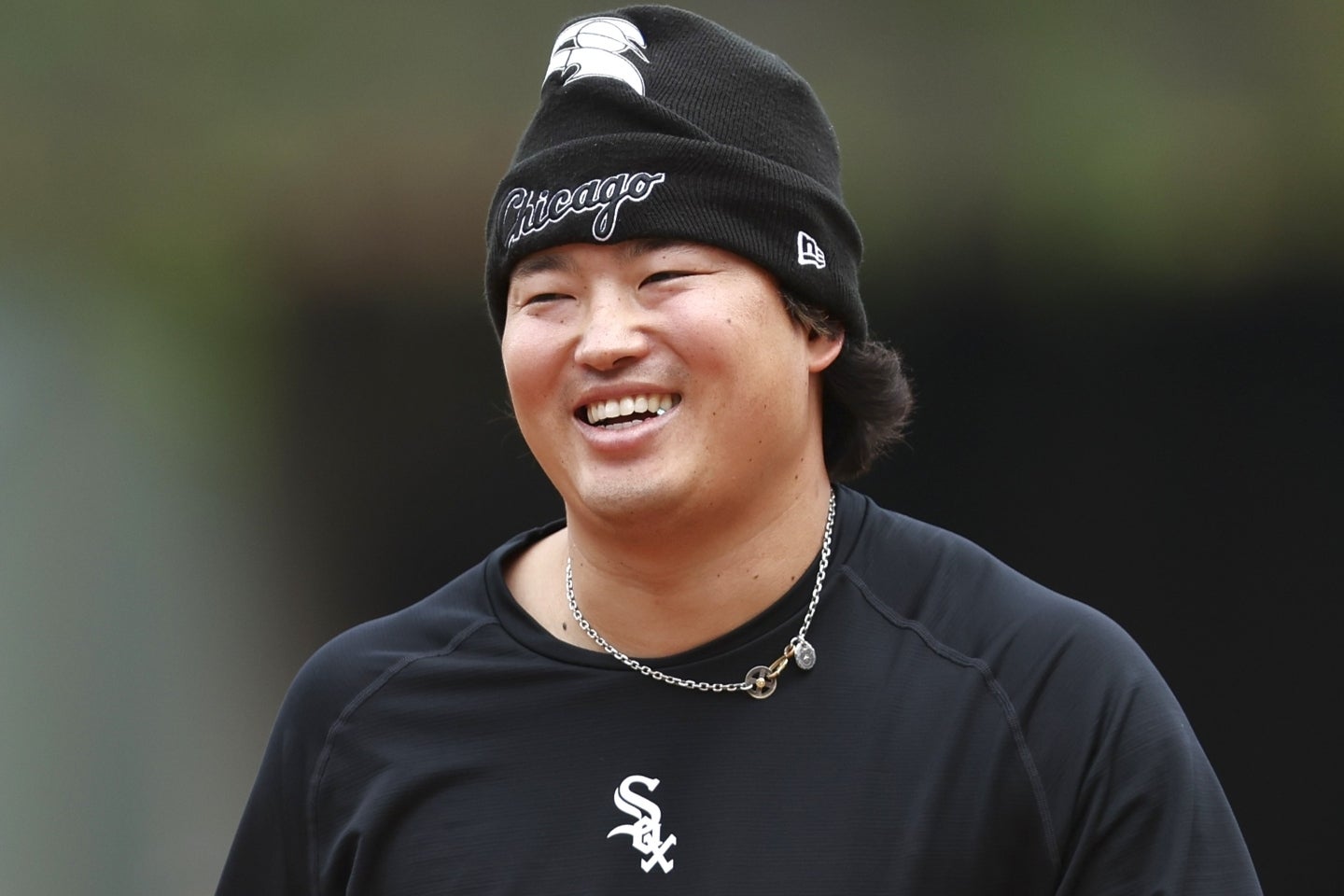 地区シリーズ第２戦で４打数１安打、１打点。村上が勝利に貢献した。(C)Getty Images