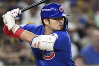 打撃に加えて右翼守備でも成長を見せたカブスの鈴木。(C)Getty Images