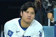 地区シリーズ２戦で８打数２安打と結果は悪くないものの、打席での内容に疑問が残る大谷。(C)Getty Images