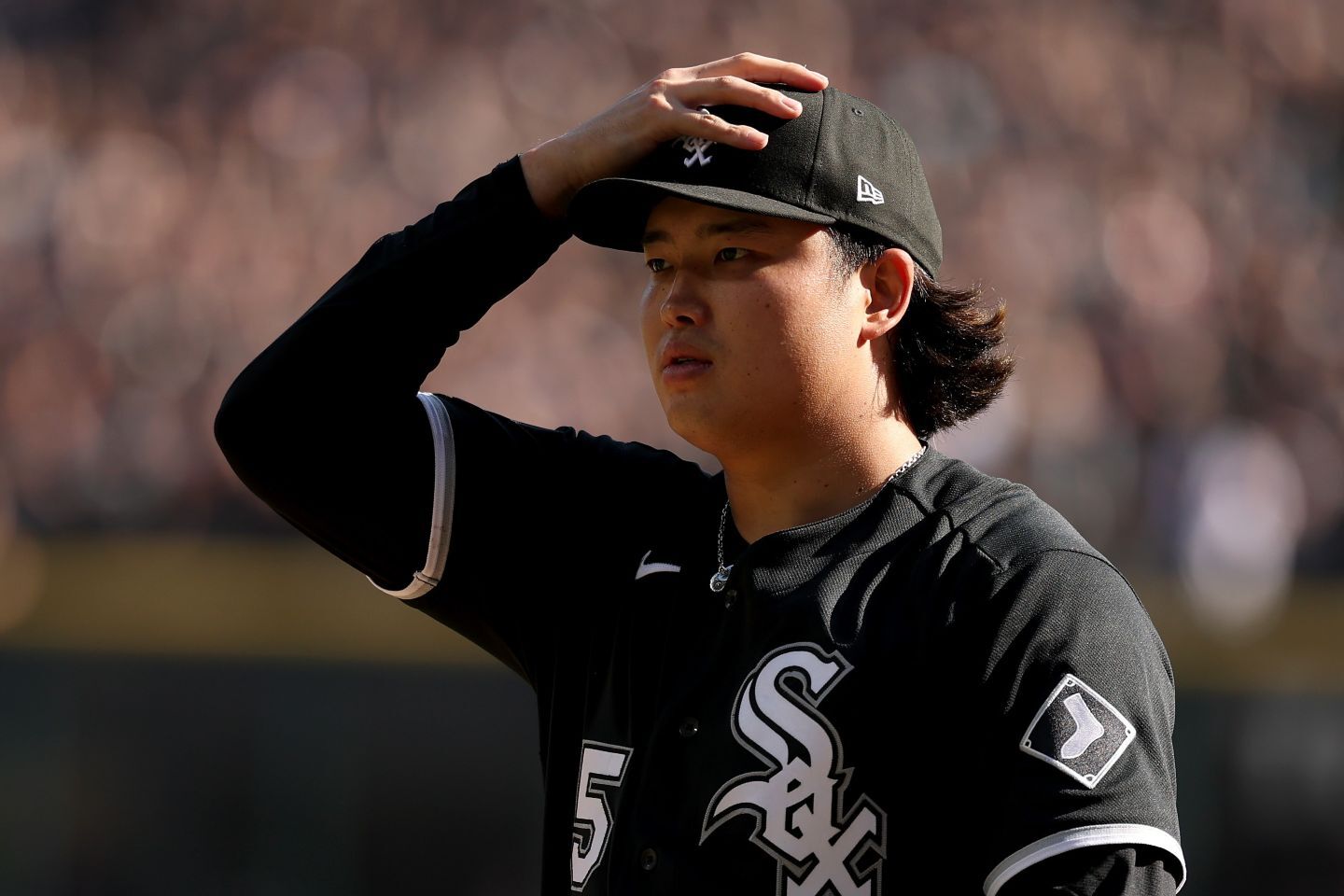 村上が所属するホワイトソックスの中継がまさかの途中終了の事態に。(C)Getty Images
