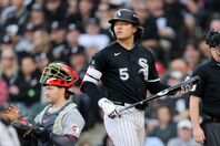 ホワイトソックスの村上は３三振を喫した。(C)Getty Images