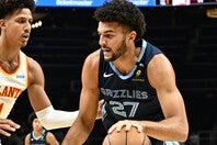 グリズリーズの期待の新人ブーザーが、上々のデビューを飾った。(C)Getty Images
