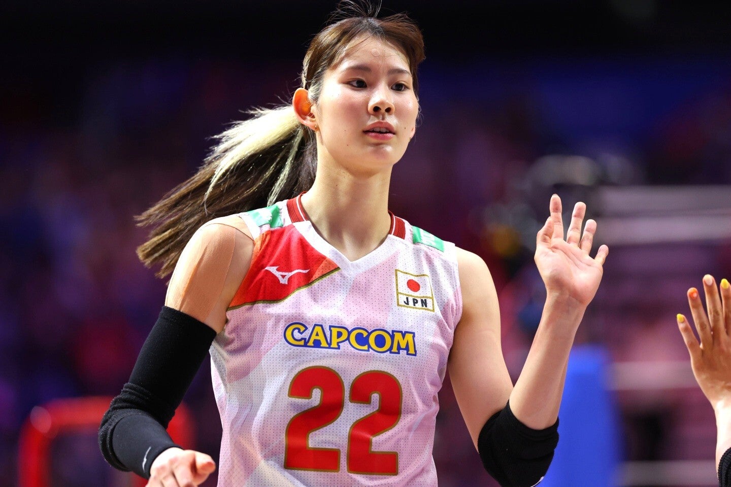バレーボール女子日本代表の北窓絢音。写真：梅月智史（THEDIGEST写真部）