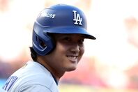 ポストシーズンではいまだ調子の出ない大谷。爆発の時はやってくるのか。(C)Getty Images