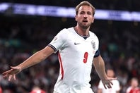 チェコ戦で２ゴールを決めたイングランド代表FWケイン。(C)Getty Images