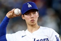 地区シリーズではロースター入りしていたキム・ヘソンだったが、リーグ優勝決定シリーズではメンバー外となった。(C)Getty Images