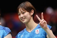 バドミントン女子の田口真彩が10月９日で21歳の誕生日を迎えた。写真：梅月智史（THE DIGEST写真部）