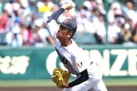 MLB挑戦を表明した横浜高の織田。写真：梅月智史（THE DIGEST写真部）