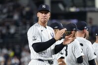 ジャッジは、ポストシーズンではフィールドに立つことなく終戦を迎えた。(C)Getty Images