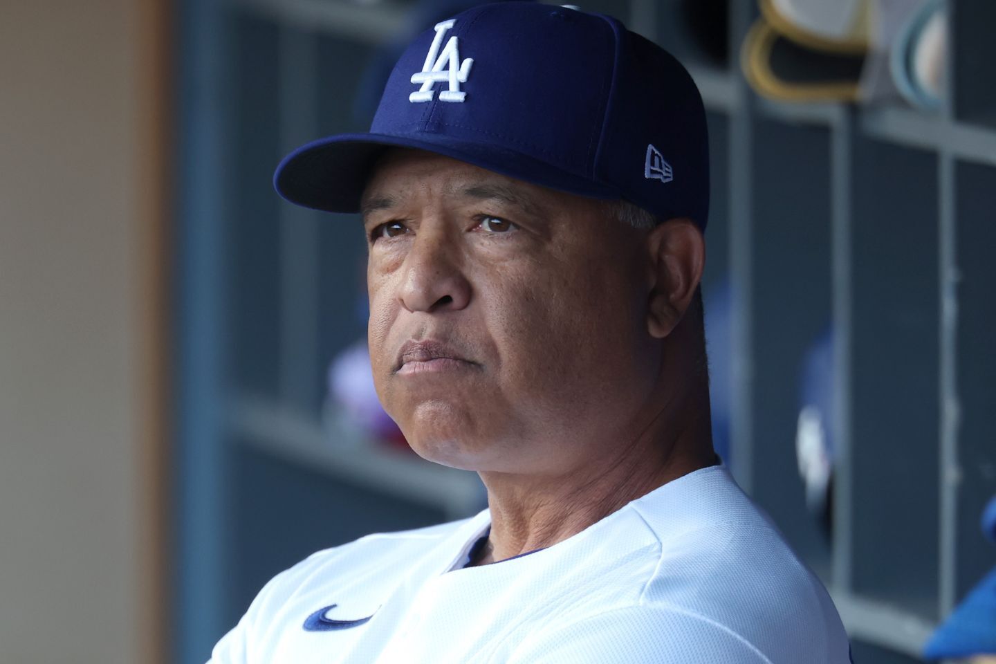 大谷のホームランに喜びを露わにしたロバーツ監督。(C)Getty Images