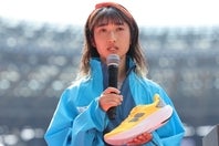 「東京レガシーハーフマラソンEXPO 2026」の「Team NB Special Talk Session」に登場した田中。写真：梅月智史（THE DIGEST写真部）