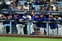 ３連覇を逃したドジャース。(C)Getty Images