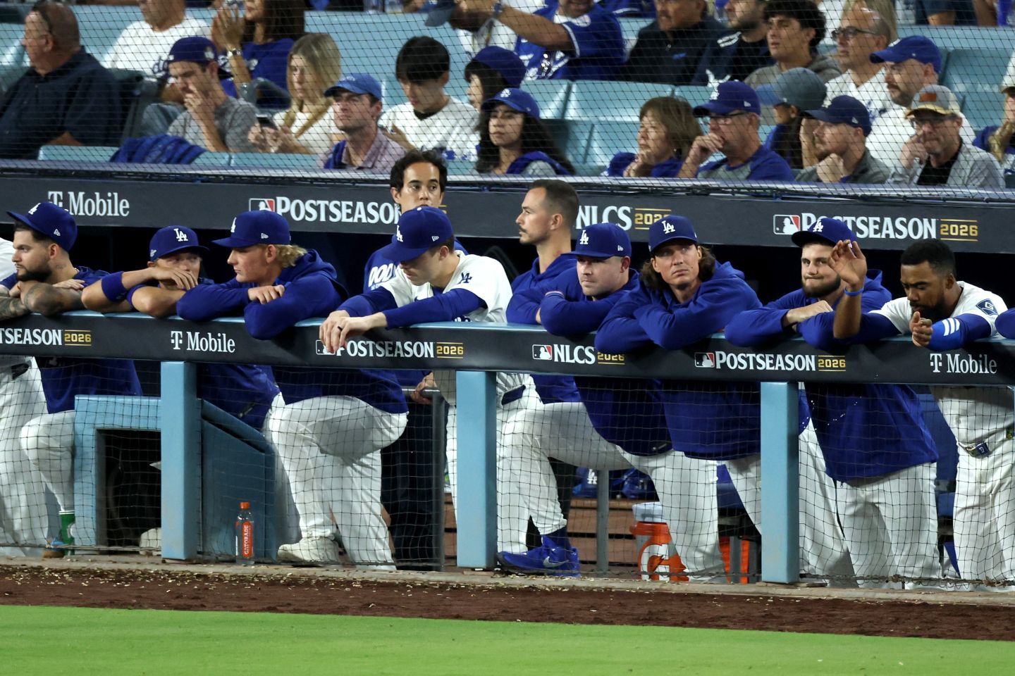 ３連覇を逃したドジャース。(C)Getty Images