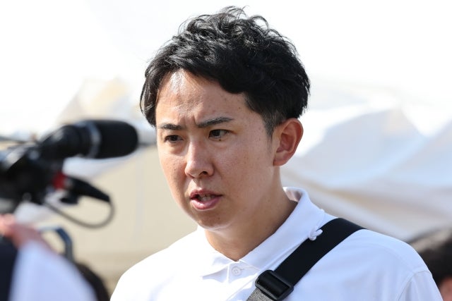 箱根駅伝の予選会で14位だった立教大の髙林監督。写真：梅月智史（THE DIGEST写真部）