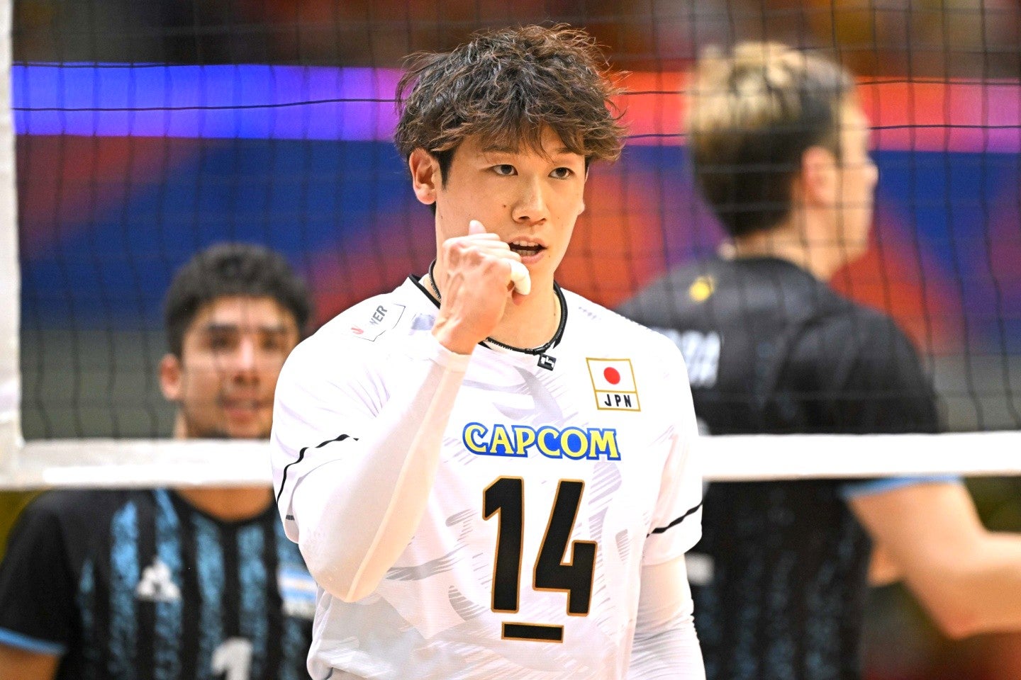 バレーボール男子日本代表の石川祐希。写真：金子拓弥（THE DIGEST写真部）