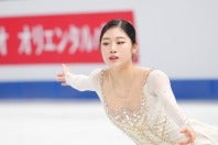 韓国のイ・ヘインが3Aを着氷した。(C)THE DIGEST