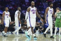 カーメロは今季のシクサーズについて「２回戦で負けるだろう」と予想した。(C)Getty Images