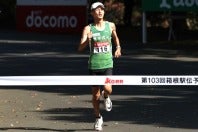 箱根駅伝の予選会で日本人２位だった東京農業大の前田。写真：梅月智史（THE DIGEST写真部）