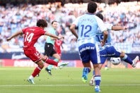 マラガ戦で１ゴール・１アシストと大活躍したソシエダの久保（14番）。(C)Getty Images
