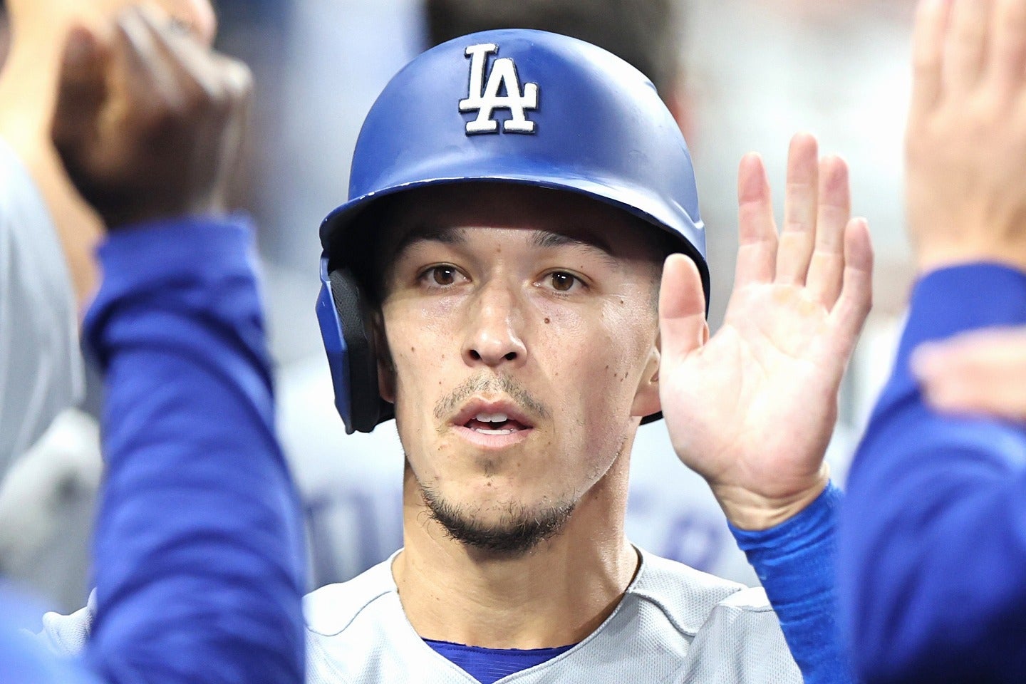 今オフのトレード候補に浮上したエドマン。(C)Getty Images