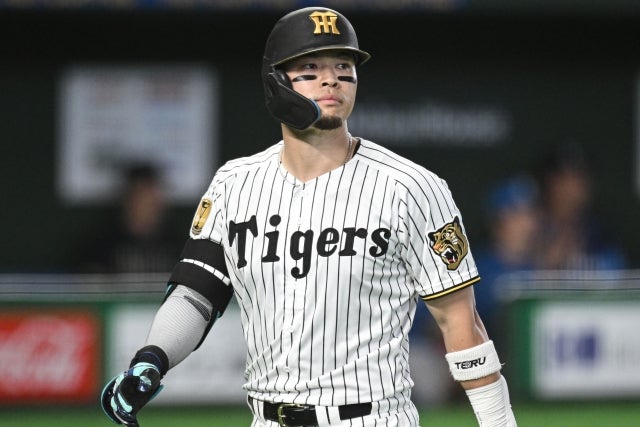 ポスティングシステムを利用してメジャー球団への移籍を目指す阪神の佐藤。(C)Getty Images