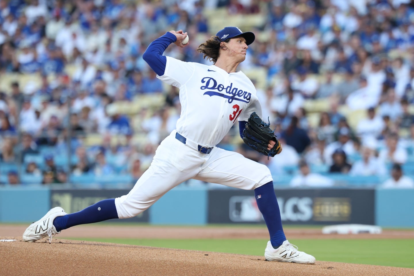 グラスノーをトレードに出す選択肢は、実は十分なリターンが期待できるとドジャース専門メディアは力説した。(C)Getty Images