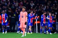 敵地でのCLパリSG戦に２-４で敗れたバルセロナ。今週末にクラシコが控えている。(C)Getty Images