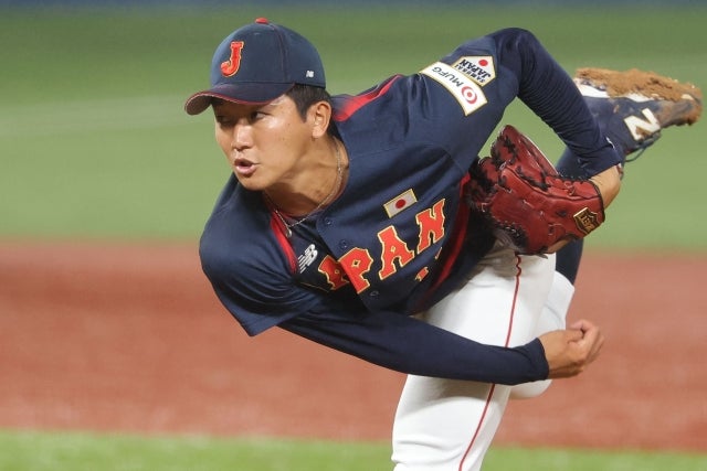 東都史上最多タイのV６に貢献し、侍ジャパン大学代表でも活躍した鈴木。写真：梅月智史（THE DIGEST写真部）