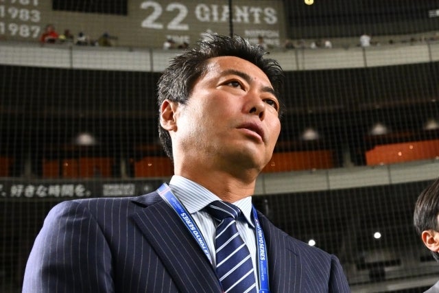自身の古巣である巨人のドラフトについて言及した上原氏。(C)Getty Images