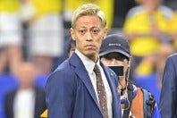 現在も現役を続けている本田。写真：金子拓弥（THE DIGEST写真部／JMPA代表撮影）