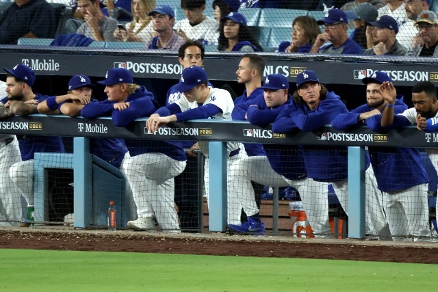 ブルワーズに４連敗を喫しWS進出を逃したドジャース。(C)Getty Images