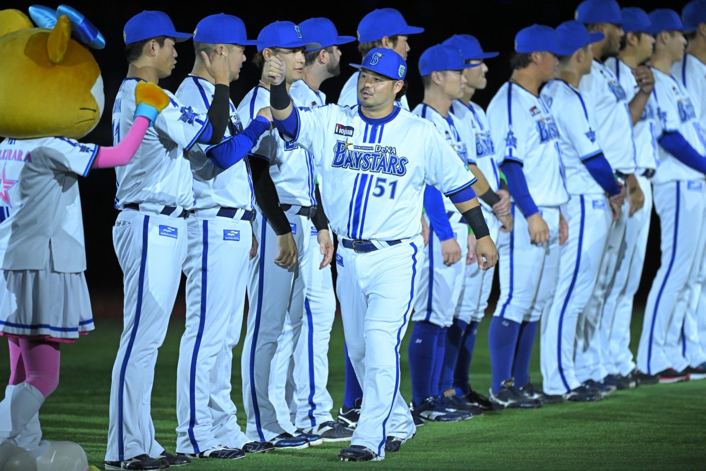 横浜スタジアムで行なわれた日本シリーズ第２戦。写真：金子拓弥（THE DIGEST写真部）