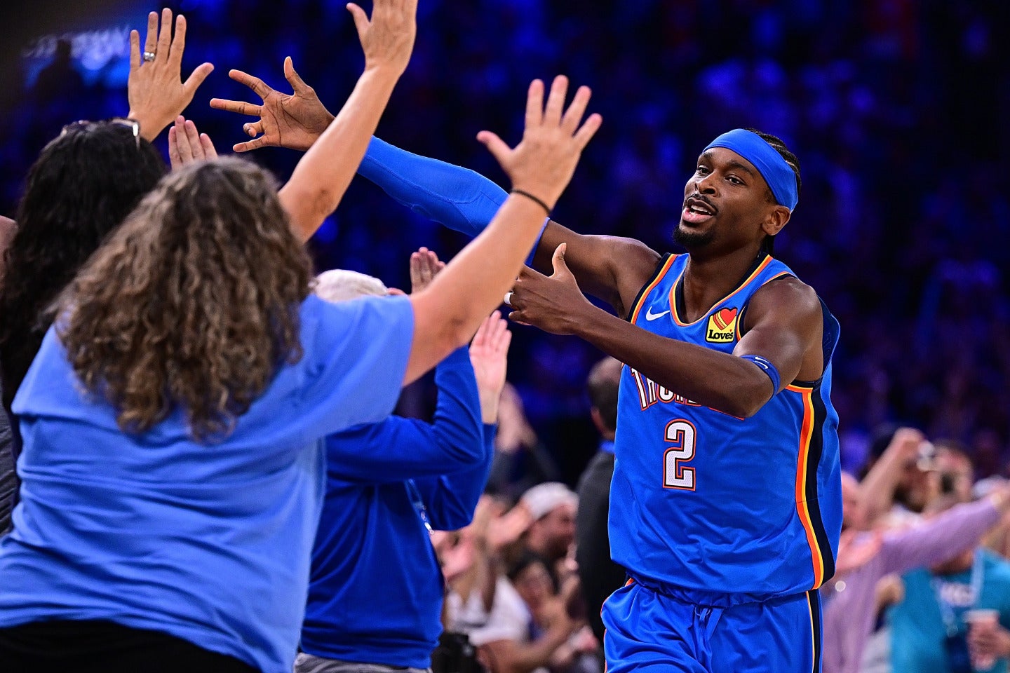 NBA記録を打ち立てたSGA。最後は個人より「ゲームへの品位」を優先した。(C)Getty Images