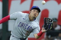 ゴールドグラブ賞の最終候補に選出されているカブスの鈴木。(C)Getty Images