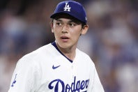 ドジャースで２年目のシーズンを送った佐々木。(C)Getty Images