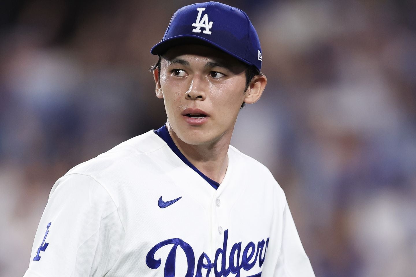 ドジャースで２年目のシーズンを送った佐々木。(C)Getty Images