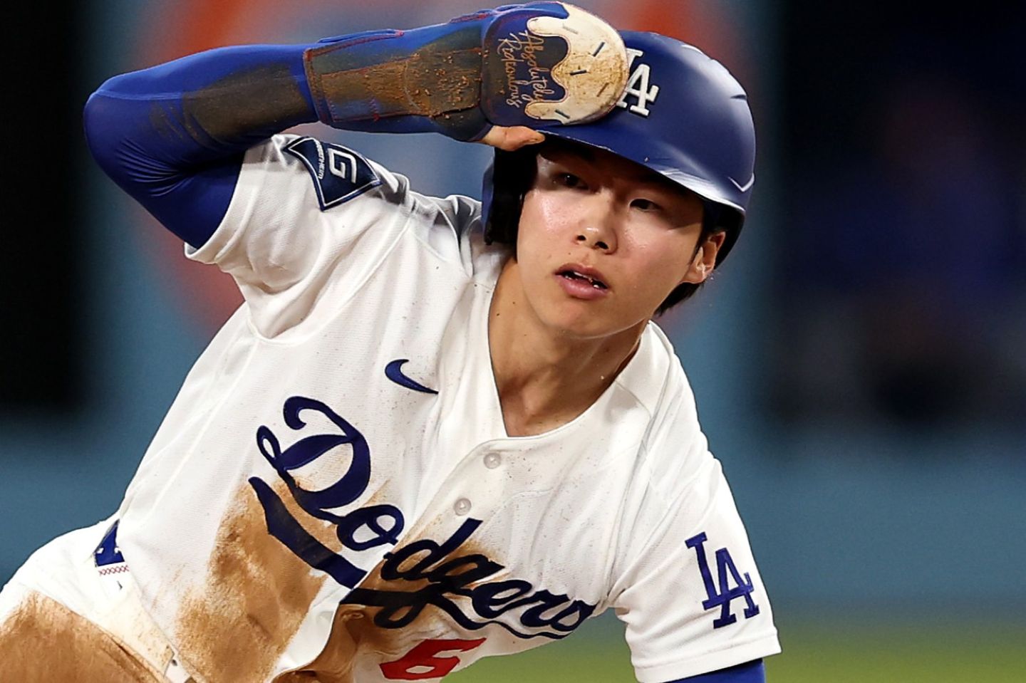 打撃面でのさらなる成長が期待されるドジャースのキム・ヘソン。(C)Getty Images