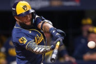 WS４試合で10安打を放ち、ベーブ・ルースに並んだブルワーズのチューリオ。(C)Getty Images