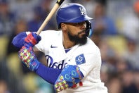 レッドソックス専門メディアが、ドジャースのテオスカー・ヘルナンデスの獲得を熱望した。(C)Getty Images